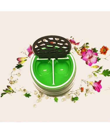 Lensbix Contact Lens Case - Innovative & Stylish Storage for Contact Lens Wearers | Perfect Gift in Green Deer Color - Buy Online on GoSupps.com