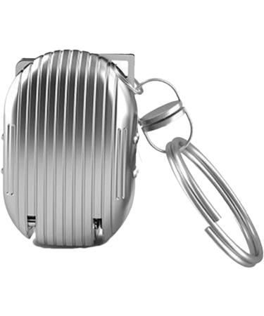 Keychain Nail Trimmer | Nail Cutting Clippers | Stainless Steel Nail Trimmer Travel Pocket Nail Cutter Nail Grooming Tool Miniature Nail Trimmer for Home and Travelling Silver - Buy Online on GoSupps.com