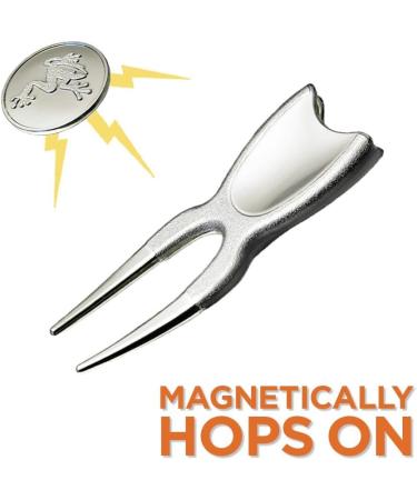 Frogger Golf HOP! Magnetic Ball Marker and Divot Repair Tool - Improve Your Game with Ease - Buy Online on GoSupps.com
