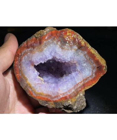 Natural Crystal Rough Natural Crystal Rough Red Battle Blood Agate Rough China Agate Crystal Achat Geode Specimen 461g RD36 - Buy Online on GoSupps.com