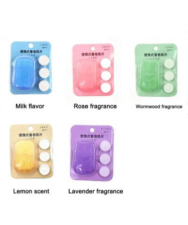 Buy 10 Boxes of Disposable Paper Soap with Plastic Box - 200 Portable Soap Tablets in 6 Scents | Eco-Friendly Travel Soap Leaves - Buy Online on GoSupps.com