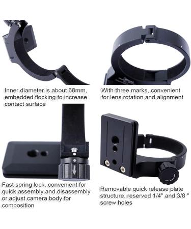 iShoot Lens Tripod Mount Ring for Nikon RT-1 Nikkor AF-S 300mm F/4E PF ED VR and 70-200mm F/4G ED VR - Buy Online on GoSupps.com
