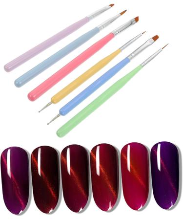 FRCOLOR Nail Supplies Kit 1 Set Nail Pen Nail Dotting Tool Kit Cosmetology Supplies Nail Art Drawing Pen Builder Beauty Pens Brushes Nail Art Liner Brush Manicure Crystal Pen Nylon - Buy Online on GoSupps.com