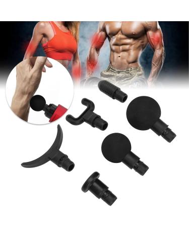 6 Piece Deep Tissue Massage Head Set - Replacement Attachments for Massage Guns | 0.7 Inch Compatible Heads for Enhanced Relief - Buy Online on GoSupps.com