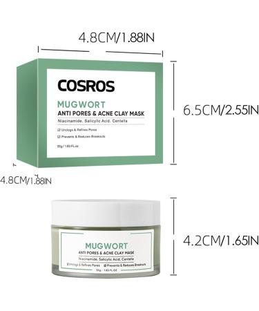  Bexdug Blackhead-removing clay | Oil Control Mugwort Pore Cleansing Clay Mud Blackheads and pores reduce blackheads and achieve radiant skin Bexdug - Buy Online on GoSupps.com
