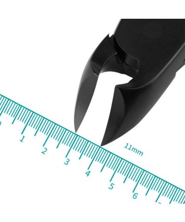 1Pc Double Spring Nail Scissors Metal Nail Manicure Nail Trimmer Nail Cutter Toe Finger Manicure Stainless Steel Clippers 12.9X5.4X2cm Black - Buy Online on GoSupps.com