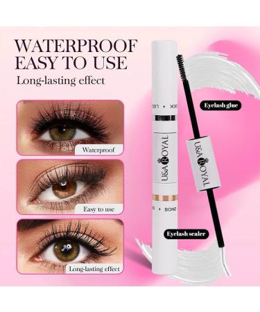 U&A ROYAL Lash Bond & Seal - Strong Hold Cluster Lash Glue for DIY Extensions | Waterproof Long-Lasting 48-72 Hours (10ml - Buy Online on GoSupps.com