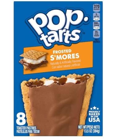 Pop Tarts Frosted Variety Pack 13.5oz (Pack of 4) - Hot Fudge Sundae, S'mores, Chocolate Fudge, Cookies & Creme + Bonus Lollipops - Buy Online on GoSupps.com