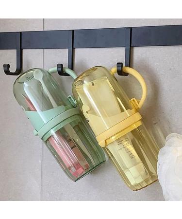 AuclopVZZ Toothbrushes & Toothpaste Cups - Large Capacity Removable Portable & Durable | Eco-Friendly Green Bear Design - Buy Online on GoSupps.com