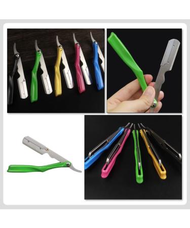 Frcolor Metal Bracket Hairdresser Razor - Professional Folding Blade Holder for Barbers | International Shipping - Buy Online on GoSupps.com