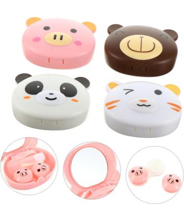 Healeved 8 STK Contact Lens Travel Set - Organizer Case Care Container Tweezers & Bracket | Perfect for Eye Lens Storage - Buy Online on GoSupps.com