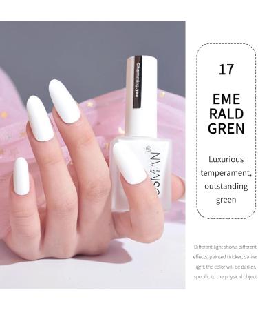 TBeautfave Matte Nail Varnish White Nail Polish Quick Dry Nail Polishes Long Lasting No Need Cure Nail Polish Velvet Finish Highly Pigmented Non Toxic DIY Nail Art Manicure - Buy Online on GoSupps.com