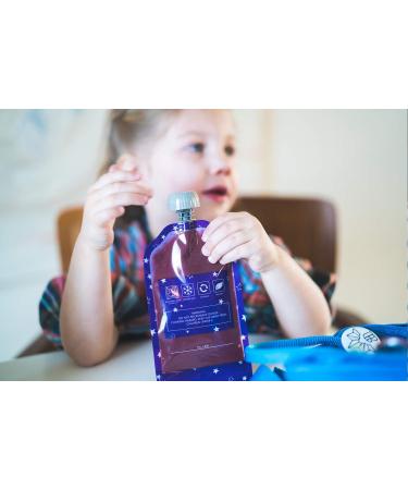 Simple Modern Baby Food Pack | 10-Pack Reusable Squeezing Bags | BPA-Free | Joey Collection | 148ml - Assortment 1 - Buy Online on GoSupps.com