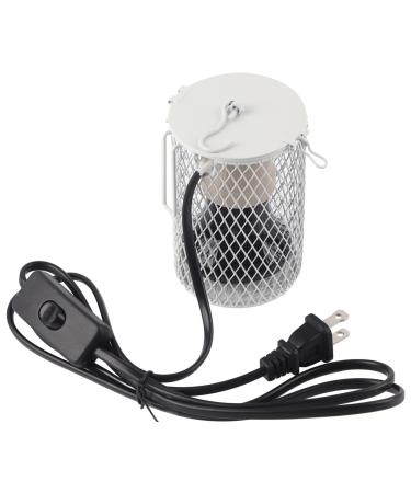 Ceramic Heat Emitter 100W Heat Lamp for Chicks Bird Heater for Cage Infrared Heating for Pet No Light Emitting for Amphibian Pet Brooder Coop Incubating Chicken