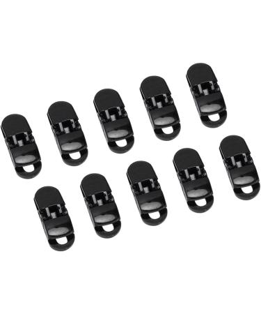 Hearing Aid Rope Clip - 10 Pack Quick-Assembly Strong Clamps for Hearing Aids (Black) - Versatile & Durable Replacement Solution - Buy Online on GoSupps.com