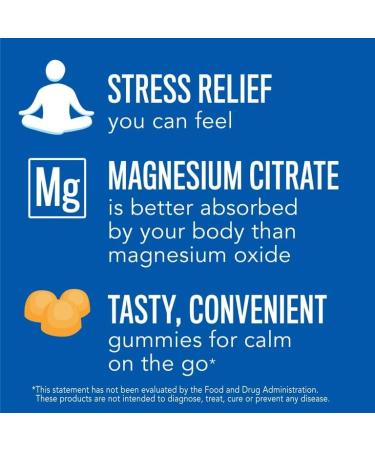 YHN Calm Magnesium Supplement Anti-Stress Gummies Orange Flavor 60 Gummies - Buy Online on GoSupps.com