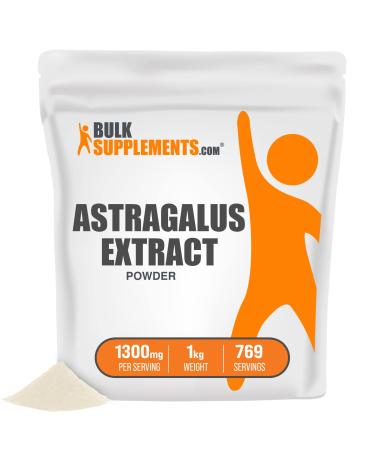 BulkSupplements.com Astragalus Extract Powder - Astragalus Root Powder - Telomere Supplements - Lung Support Supplement - Kidney Support - Bone Marrow Supplements (1 Kilogram - 2.2 lbs) 2.2 Pound (Pack of 1)