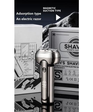 Men's electric razor portable mini razor small smart beard knife dry and wet available USB charging a gift for dad's boyfriend (Night Black) - Buy Online on GoSupps.com