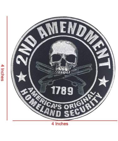 2 PCS Biker MC/RC Officer Vest Patches - President & VP Rank Motorcycle Rider Patches - Iron on/Sew on Embroidered Skull Patch_M - Buy Online on GoSupps.com