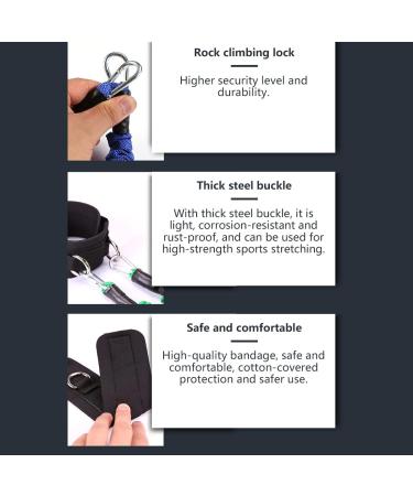 Buy Pilipane Ankle Resistant Bands with Cuffs | Premium Glutes & Legs Workout Equipment for Home Fitness - Ideal for Both Women & Men - Buy Online on GoSupps.com