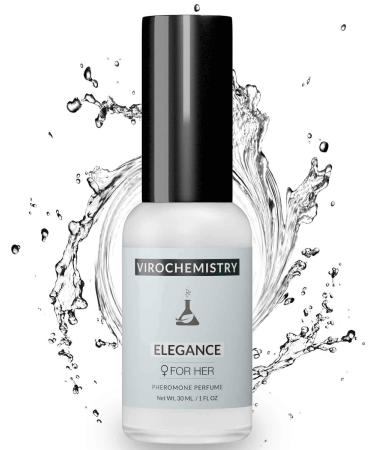 Elegance Perfume Oil (1 Fl. Oz) - Alcohol Free Perfume for Women with Human Grade Pheromones to Attract Men - Buy Online on GoSupps.com