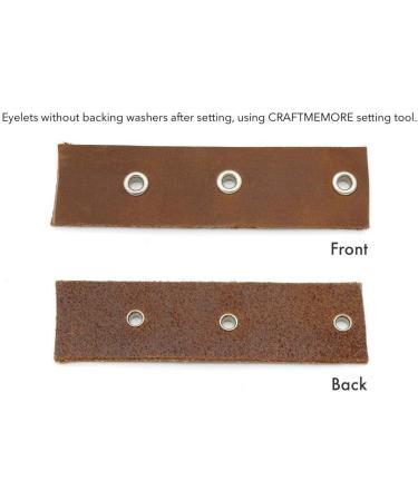 CRAFTMEMORE 4MM Gunmetal Grommets Eyelets 100PCS for Shoes, Bead Cores, Clothes - Ideal for Leather, Canvas - Buy Online on GoSupps.com