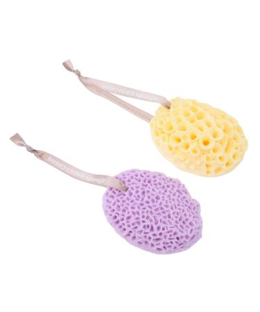 minkissy 6 Pcs Bath Ball Kids Spa Scrub Brush Sponges for Cleaning Shower Sponges for Seaweed Mesh Sponge Honeycomb Bath Sponge Body Loofah Hydrophilic Polyurethane Baby 1 Count (Pack of 1)