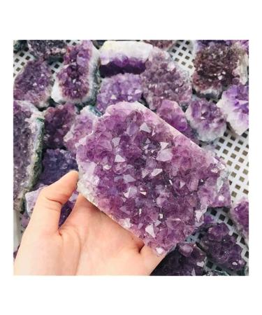 Crystal Rough Natural Crystal Rough Stone Crafts Crystal Decorative Geode Irregular Natural Amethyst Stones Cluster Quartz Home Decor 1PC