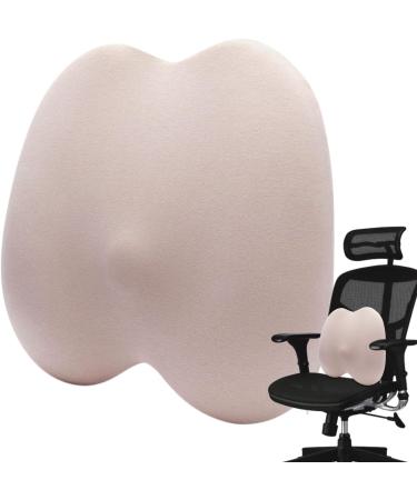 Car Backrest Cushion | Breathable Lumbar Support Cushion Car Seat Waist Protection Support Ergonomic Soft Sponge Backrest Cushion Pink - Buy Online on GoSupps.com