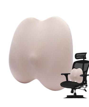 Back Rest for Car | Breathable Lumbar Support Cushion - Car Seat Waist Protection Support Ergonomic Soft Sponge Backrest Cushion Pink
