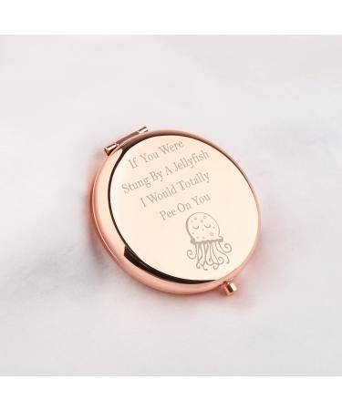 WUSUANED Funny Friendship Gift: Jellyfish Makeup Mirror - Perfect for Jellyfish Lovers - Buy Online on GoSupps.com