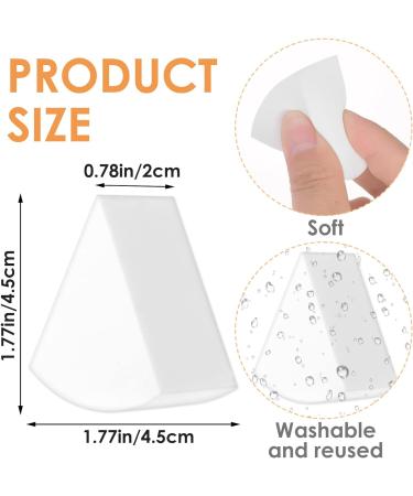Sibba Makeup Sponge Face Foundation Powder Puff 12 Pieces Beauty Blender Applicator Nail Paint Blending Holder Triangle Foam Cleansing Set Mini Pads Conceal Cosmetic Smoothing Cover Make Up 12 PCS - Buy Online on GoSupps.com