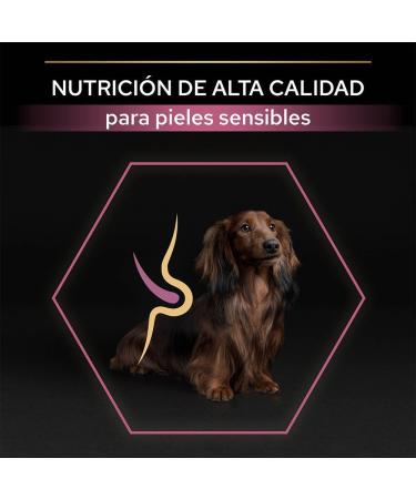 Purina Pro Plan Small and Mini Adult Sensitive Skin Optiderma 3kg - Buy Online on GoSupps.com