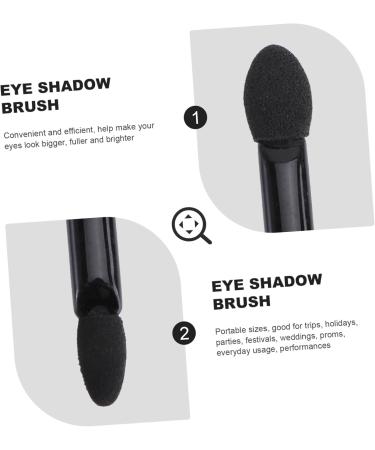 Beatifufu 10pcs Eye Shadow Sponge Applicator Eyeshadow Brushes Applicateur Dual Sides Eyeshadow Paupi re Black - Buy Online on GoSupps.com
