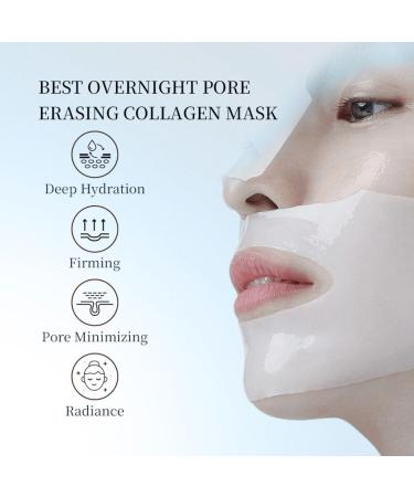 Collagen Face Mask Beauty - Face Mask Set - Collagen Mask Overnight - Tender Hydrating Face Mask Skin Care Nourish - Anti Aging Overnight Collagen Face Mask (5) - Buy Online on GoSupps.com