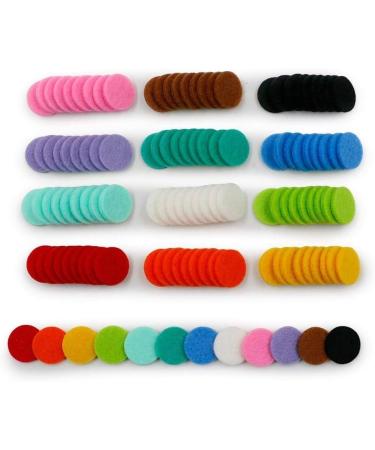 PULABO Useful and practicalPremium Quality 120 Pack Essential Oil Diffuser Locket Necklace Refill Pads / Aromatherapy Diffuser Necklace Replacement Pads / Thickened / Washable / Highly Absorbent for Aroma Diffuser Pendant Necklace(Random colors 6 colors) - Buy Online on GoSupps.com
