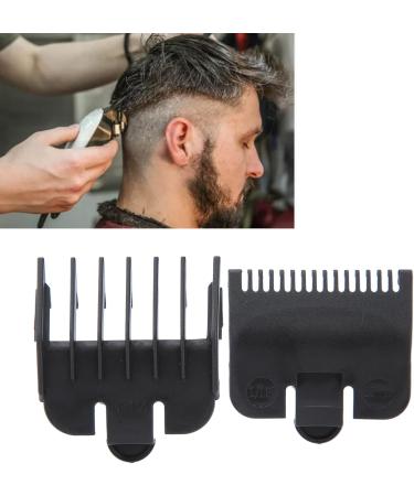 Professional Hair Clipper Guards Guide Combs Rounded Comb Teeth Hair Guards Combs Safe Cutting Guides Hair Trimmer Supply for Hair Clippers Trimmers Attachment (Black) - Buy Online on GoSupps.com