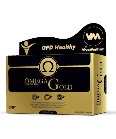 Vegan Omega Gold - Omega 3 6 and 9 Supplement 30 Capsules