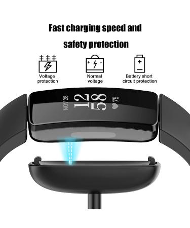 2-Pack TopPerfekt Charger Cable for Fitbit ACE 3  Replacement Charging Cable Accessory for Fitbit Inspire 2 and ACE 3 (3.3 ft/1.0 ft) - Buy Online on GoSupps.com