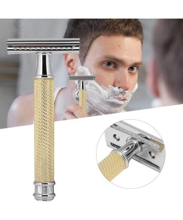 Double Edge Razor - Premium Metal Handle Safety Razor for Men | Perfect Gift for Shaving Enthusiasts - Buy Online on GoSupps.com