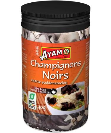 Ayam Black Mushrooms 100% Natural Ingredients Dehydrated Mushrooms Asian Flavors For Soup and Noodles Gluten Free No Pr - Buy Online on GoSupps.com