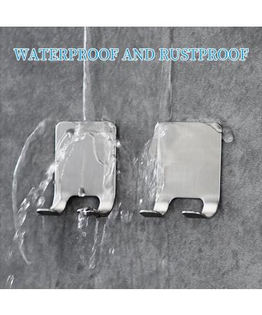 Waterproof Stainless Steel Shower Razor Holder | Drill-Free Wall Mount | Ideal for Bathroom & Kitchen Storage - Buy Online on GoSupps.com
