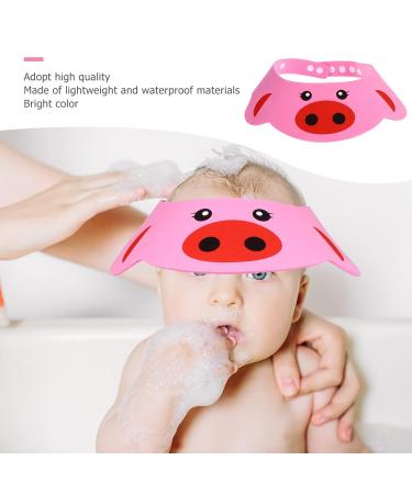 3PC Baby Safe Shampoo Shower Bath Cap - Adjustable Frog Design for Water Protection - Buy Online on GoSupps.com