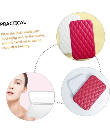 Beaupretty Mirror heater portable makeup mirror portable heater skincare portable vanity mirror skin care USB skincare warmer Heating instrument white Makeup - Buy Online on GoSupps.com
