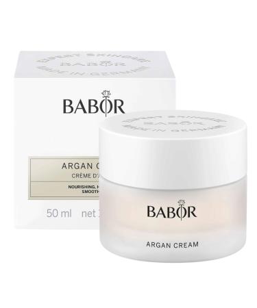 BABOR Argan Cream Rich Moisturizer for Dry Skin Infused with Lipids to Deeply Nourish Enriched with Cocoa Butter to Provide Intense Hydration Leaving Skin Soft & Supple 1.7 oz Argan Cream - Improved