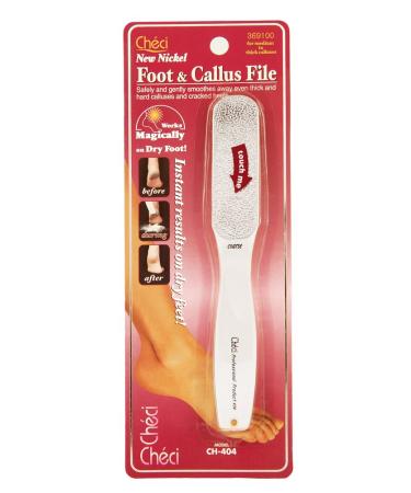 Checi Beige Coarse Foot File CH-404CI - Professional Exfoliating Tool for Smooth Feet - Buy Online on GoSupps.com
