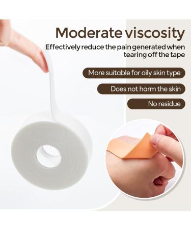 Lunamoon Eyelash Tape - 2 Rolls of Premium Eyelash Extension Adhesive Tape (White) for Perfect Lash Application - Buy Online on GoSupps.com