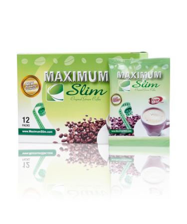 Premium Organic Green Coffee - Maximum Formula Maximum Results & Maximum Taste - 12 ct
