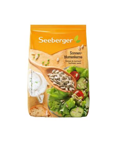 Seeberger sunflower seeds 5 Pack: peeled crisp kernels in the best quality - nutty buttrigy & fine -aromatic - ideal for baking or as topping vegan (5 x 1 kg) 1 kg (5 pack)