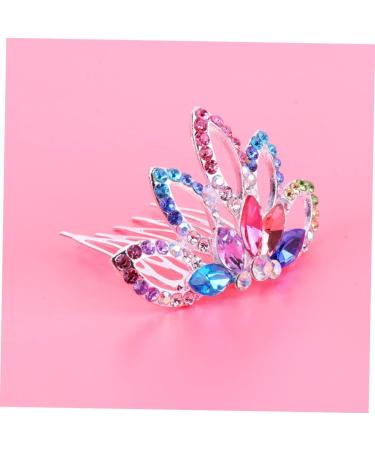 Housoutil 1pc Womens Barrettes for Hair Bridal Headpiece Hair Jewels for Women Bridal Insert Comb Hair Claw Clips for Women Fancy Hair Ties Tiara Flower Headband Miss Crystal - Buy Online on GoSupps.com